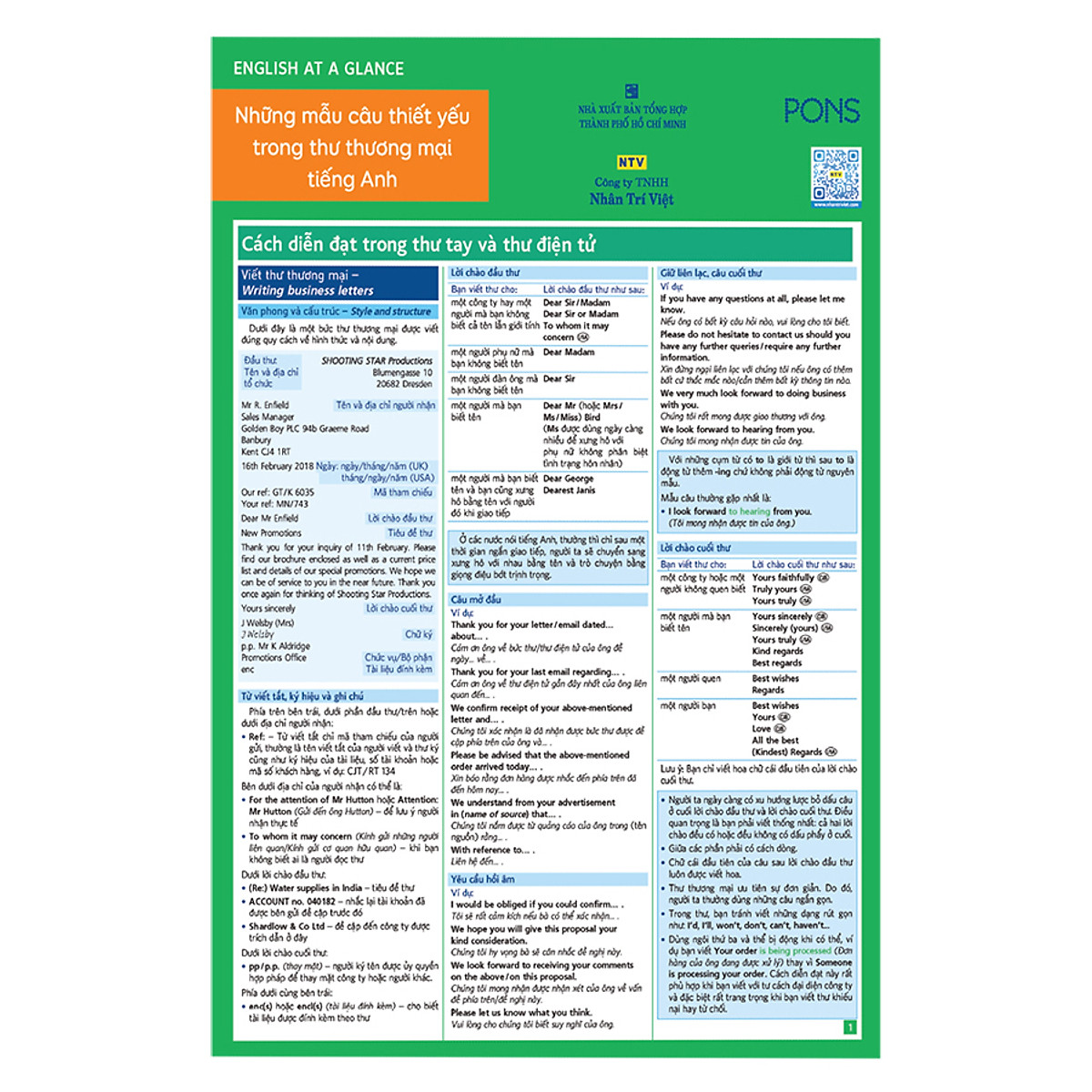 (10) english at a glance - những mẫu câu thiết yếu trong thư thương mại tiếng anh - Ảnh 2