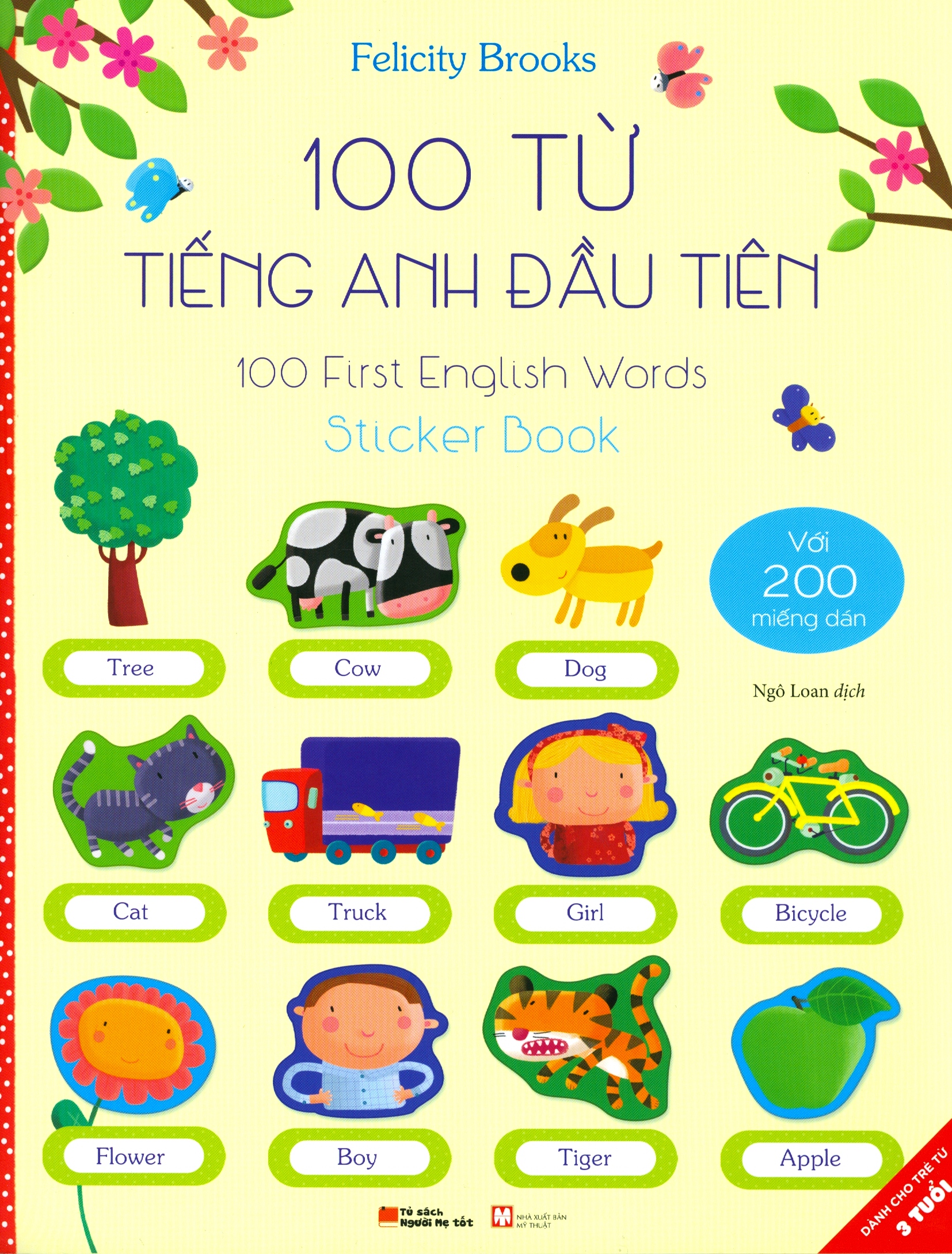 100 Từ Tiếng Anh Đầu Tiên - 100 First English Words (Sticker Book) - Ảnh 2