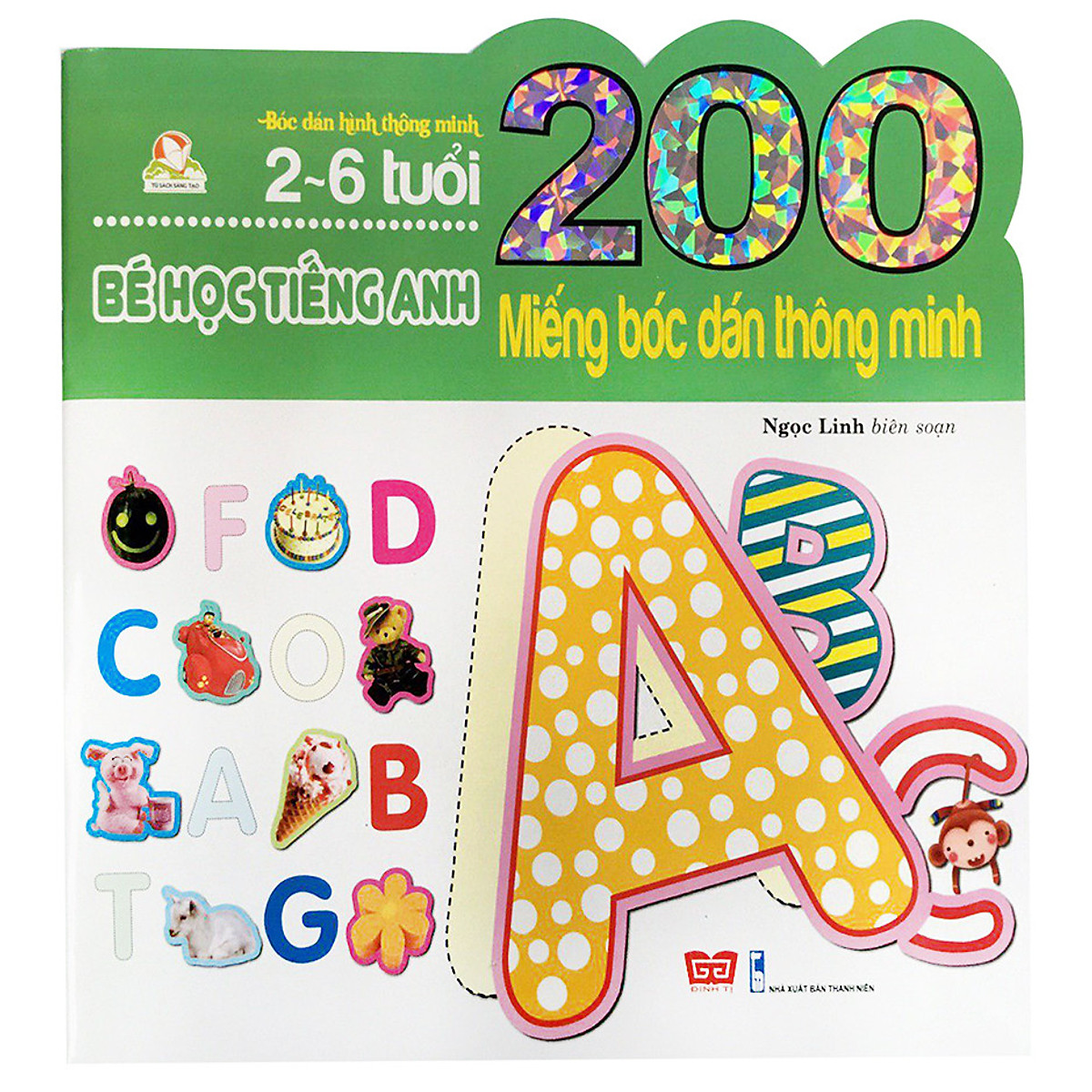 200 miếng bóc dán thông minh - bé học tiếng anh - Ảnh 3