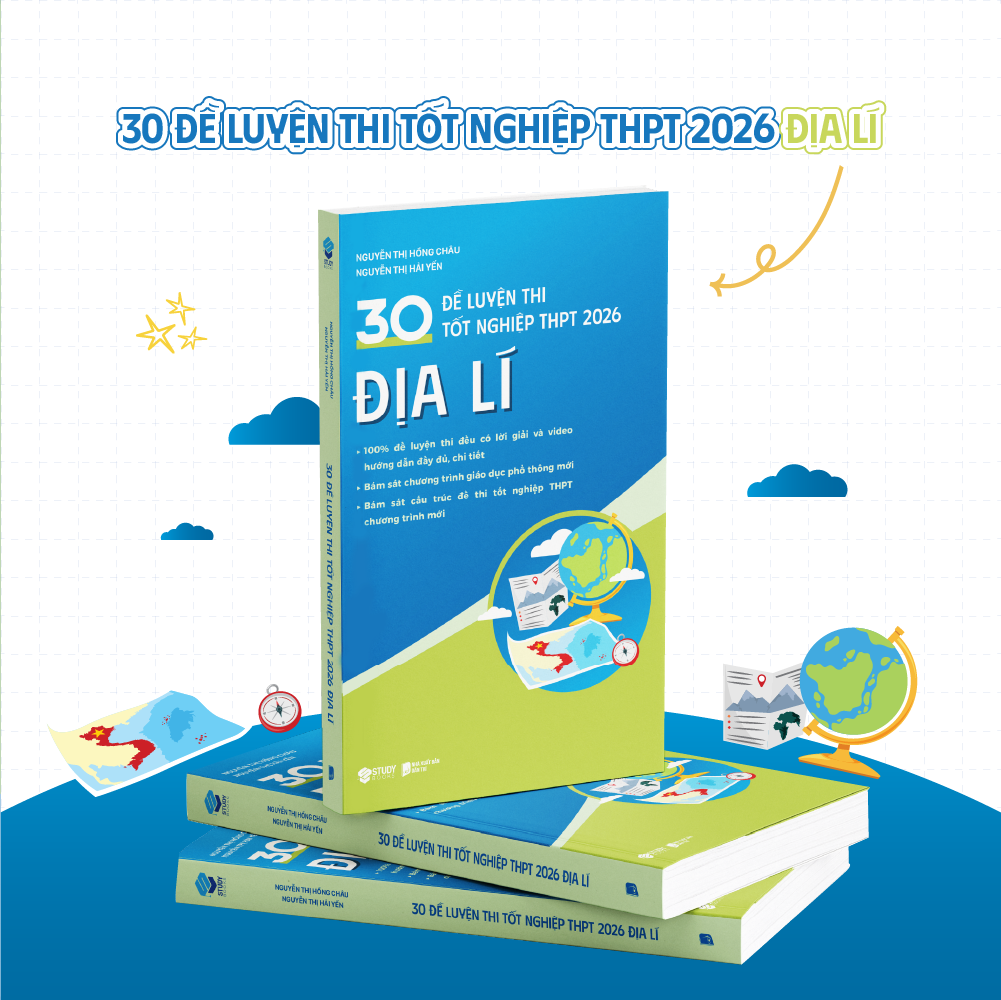 30 Đề Luyện Thi Tốt Nghiệp THPT 2026 - Địa Lí - Ảnh 3