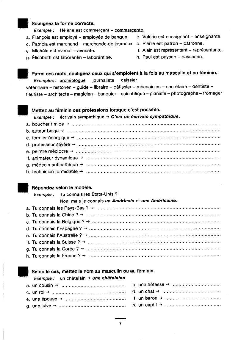 450 nouveaux exercices - grammaire (niveau débutant) - Ảnh 6