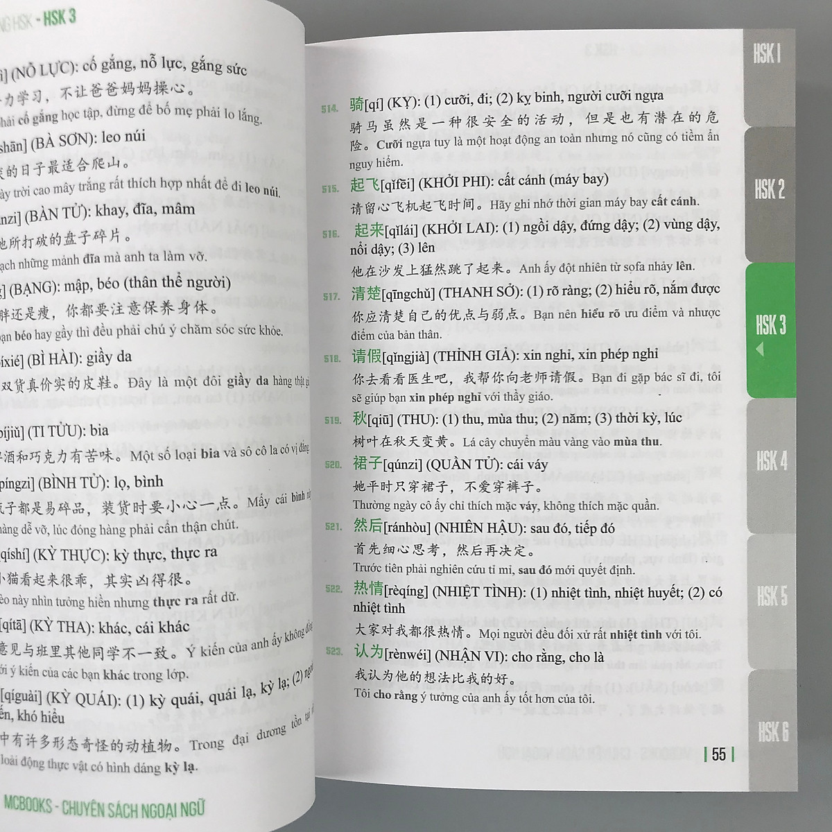 5000 từ vựng tiếng trung bỏ túi - bí kíp chinh phục từ vựng kỳ thi hsk 1 - 6 - Ảnh 6