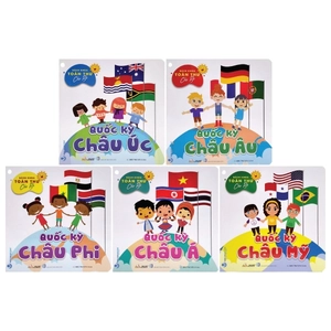 bách khoa toàn thư cho bé - quốc kỳ (bộ 5 cuốn) (tái bản 2024)