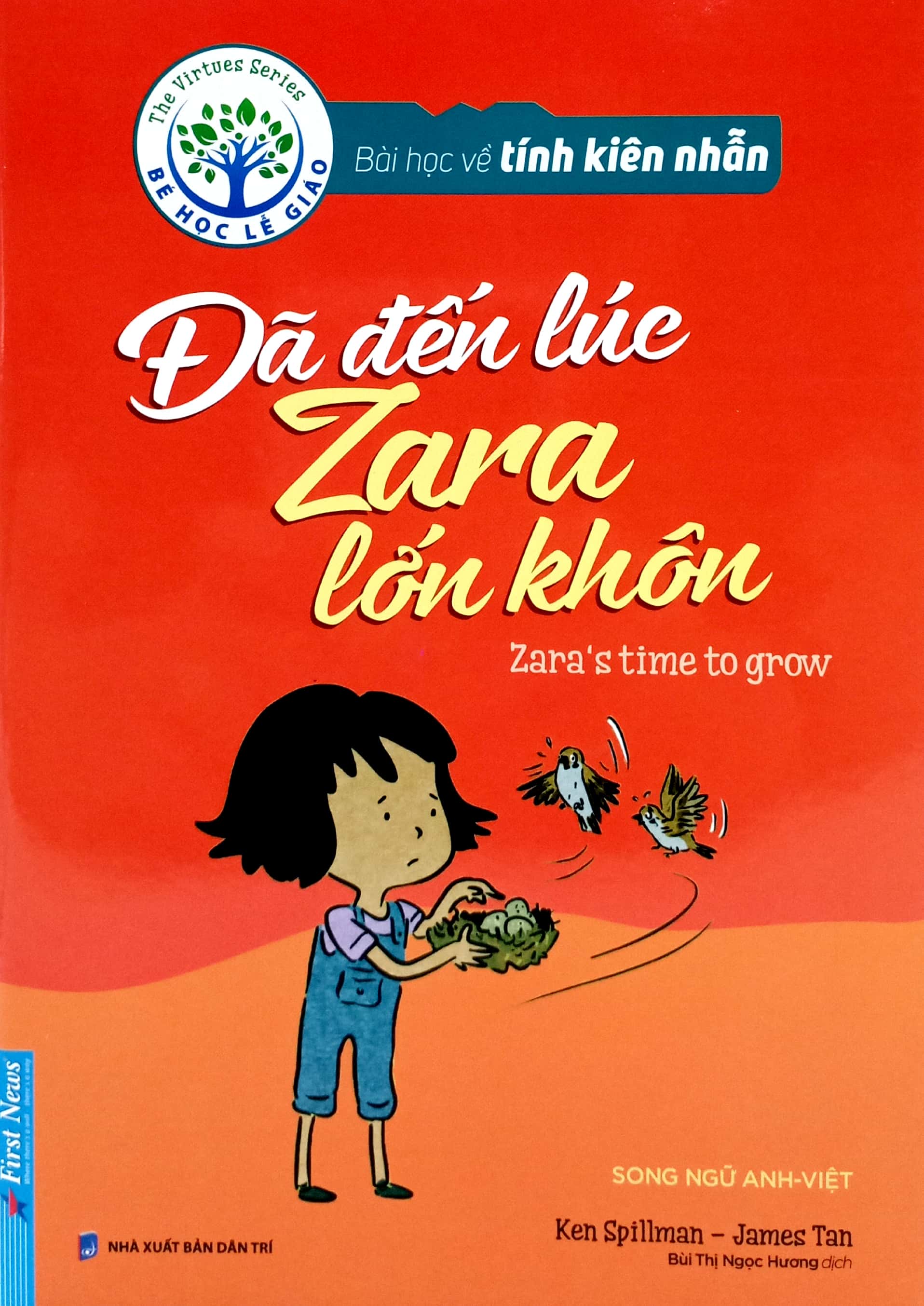 bài học về tính kiên nhẫn - đã đến lúc zara lớn khôn (song ngữ anh - việt) (tái bản 2024) - Ảnh 3