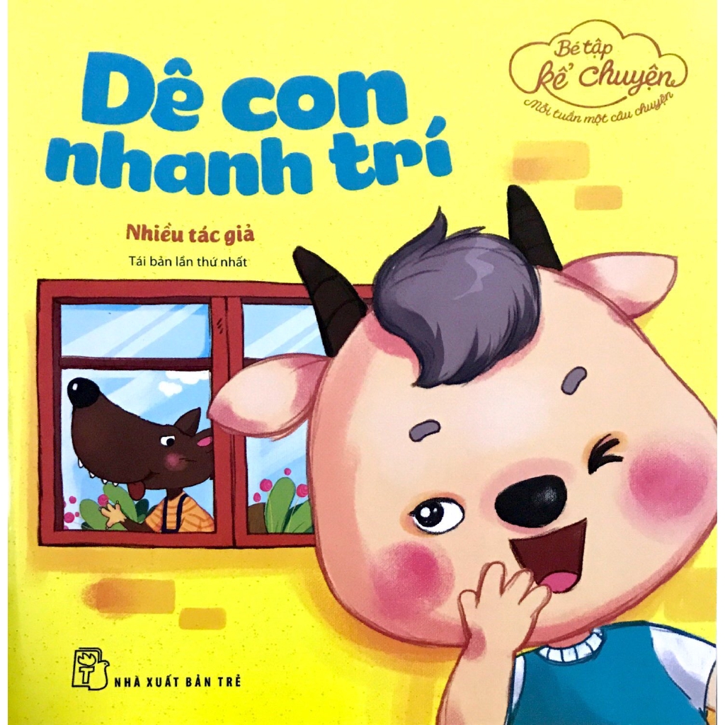 bé tập kể chuyện - dê con nhanh trí (tái bản 2022) - Ảnh 2