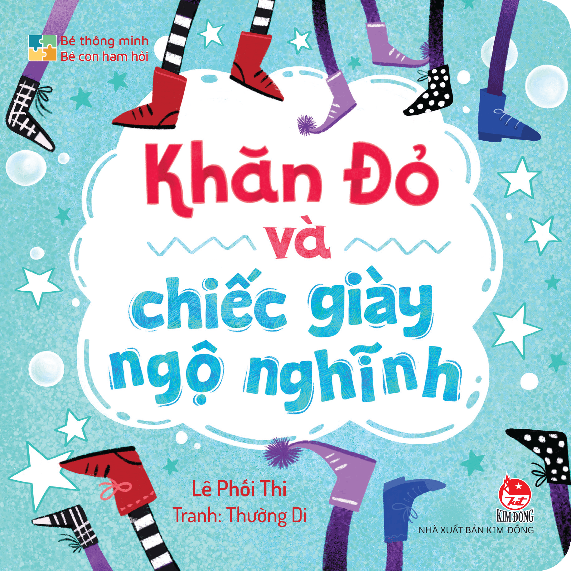 Bé Thông Minh - Bé Con Ham Hỏi - Khăn Đỏ Và Chiếc Giày Ngộ Nghĩnh - Bìa Cứng - Ảnh 2