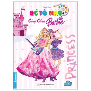bé tô màu - công chúa barbie