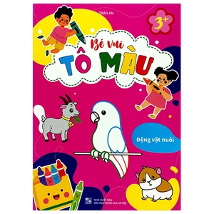bé vui tô màu - động vật nuôi