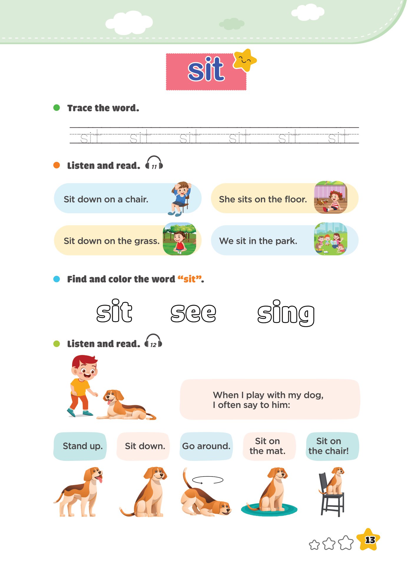 bộ 300 first sight words for kids - 2 - Ảnh 13