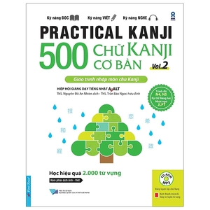 bộ 500 chữ kanji cơ bản vol.2