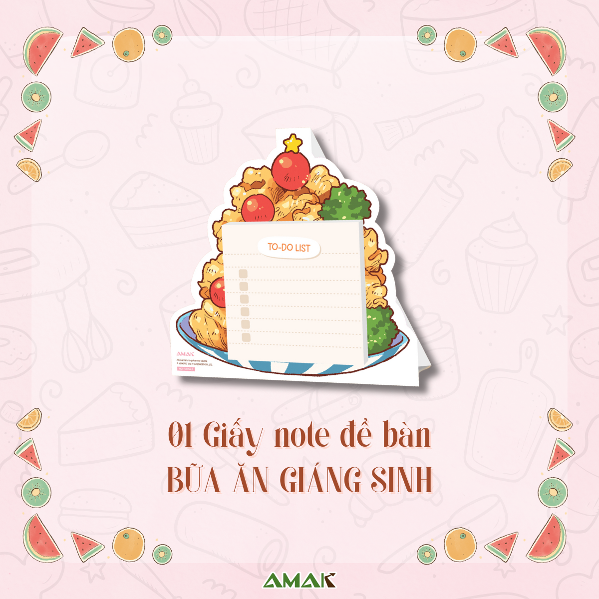 Bộ Aki Muốn Ăn Cùng Haru - Let's Eat Together, Aki And Haru - Tập 2 - Tặng Kèm Tấm Sticker + Clear Bookmark + Postcard Hai Mặt + Giấy Note Để Bàn Bữa Ăn Giáng Sinh - Ảnh 6
