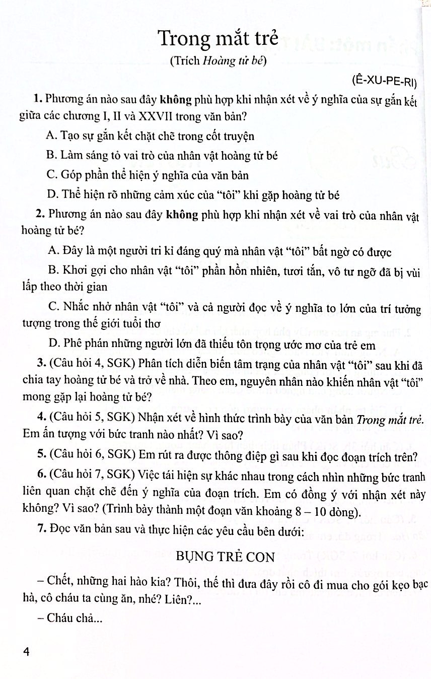 bộ bài tập ngữ văn 8 - tập 2 (cánh diều) (chuẩn) - Ảnh 5