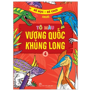 bộ bé học-bé chơi - tô màu vương quốc khủng long 4