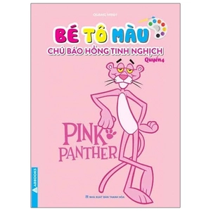 bộ bé tô màu - chú báo hồng tinh nghịch 4