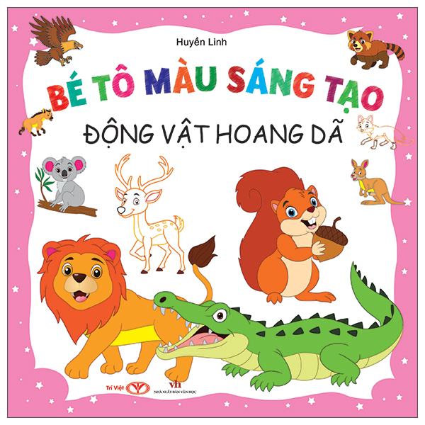 Bộ Bé Tô Màu Sáng Tạo - Động Vật Hoang Dã
