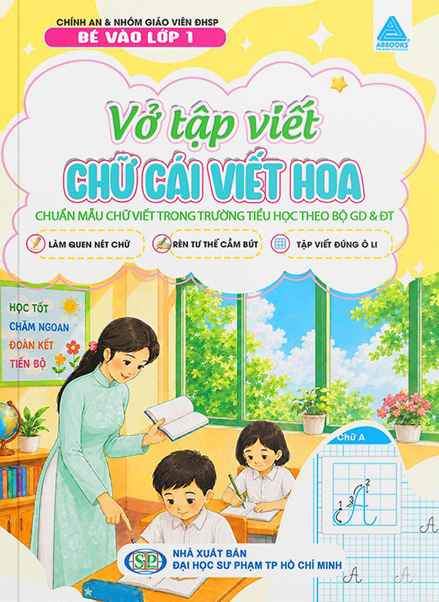 Bộ Bé Vào Lớp 1 - Vở Tập Viết - Chữ Cái Viết Hoa - Ảnh 2