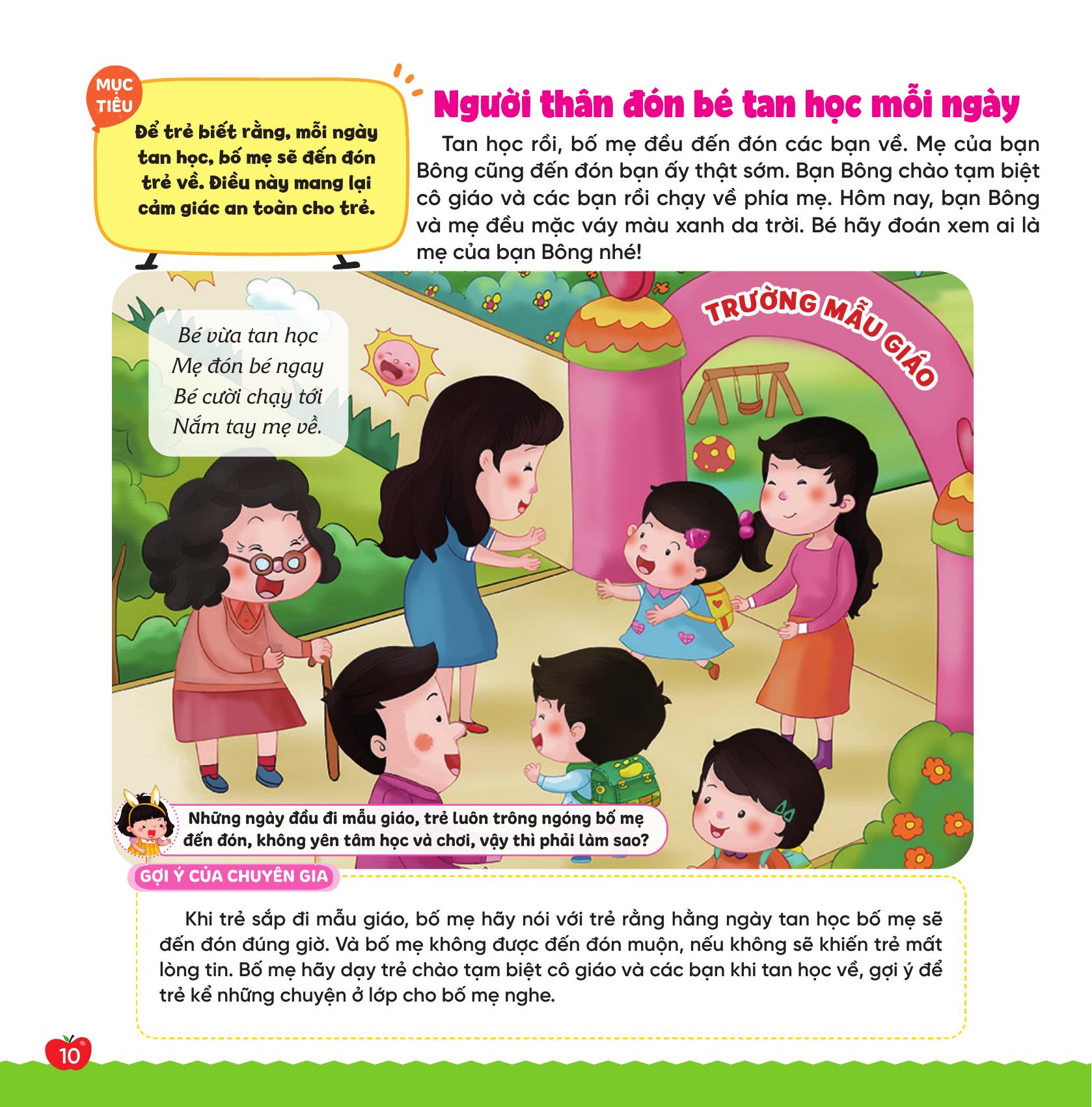 Bộ Bé Vào Mẫu Giáo - Những Kỹ Năng Nhỏ Cho Ngày Đến Lớp - Ảnh 10