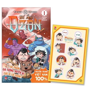 bộ bí ẩn ozon - tập 1 - vùng đất thánh - tặng kèm obi + bảng sticker