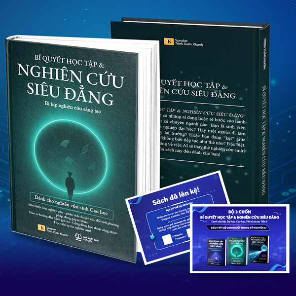 Bo
						
										
										Bi Quyet Hoc Tap Va Nghien Cuu Sieu Dang - Bi Kip Nghien Cuu Sang Tao - Danh Cho Nghien Cuu Sinh Cao Hoc - Bia Cung - Tang Kem Postcard