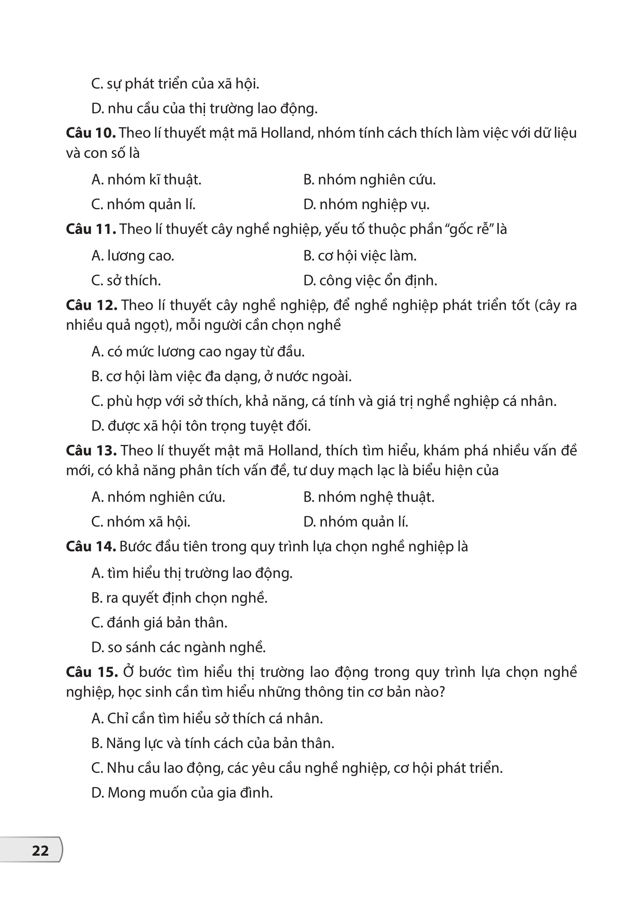 Bộ Bộ Đề Kiểm Tra, Đánh Giá Công Nghệ 9 - Định Hướng Nghề Nghiệp - Mô Đun Trồng Cây Ăn Quả - Ảnh 14