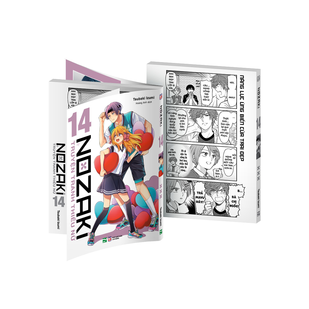 Bộ Bộ Manga - Nozaki & Truyện Tranh Thiếu Nữ: Tập 14 + Tập 15 (Bộ 2 Tập) - Bản Sưu Tầm - Tặng Kèm 2 Bìa Áo + 1 Standee Bập Bênh + 2 Clear Card + 1 Slider Card + 1 Set 2 Huy Hiệu + 2 Card Tròn - Ảnh 7