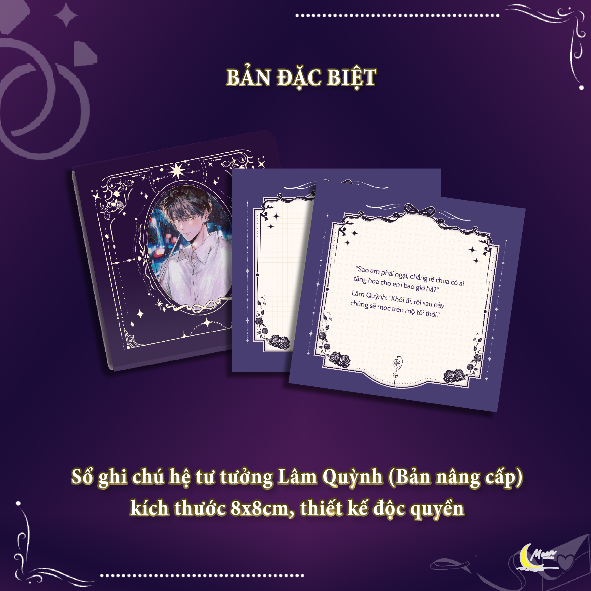 Bộ Bộ Sách Trở Thành Chàng Vợ Làm Nền Của Nhân Vật Phản Diện - Tập 1 + Tập 2 (Bộ 2 Tập) (Tái Bản 2026) - Bản Đặc Biệt - Bìa Cứng - Tặng Kèm 2 Bookmark Bồi Cứng + 1 Tấm Sticker + 1 Sổ Ghi Chú + 1 Poster A3 Hologram - Ảnh 6
