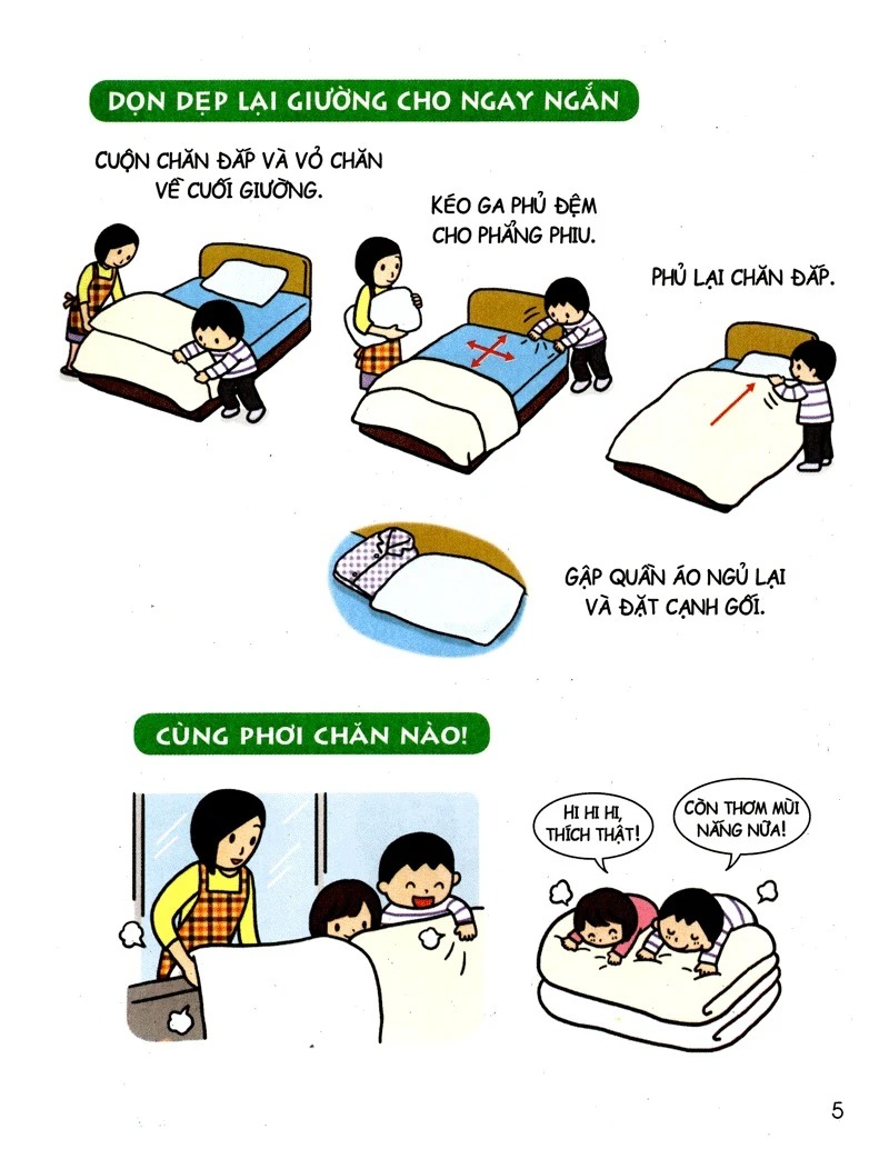 Bộ Cẩm Nang Sinh Hoạt Bằng Tranh Cho Bé - Tập 1 - Kĩ Năng Sinh Hoạt Thường Ngày (Tái Bản 2026) - Ảnh 5