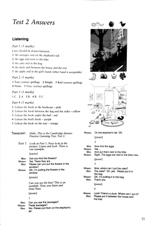 bộ cambridge young learners english tests 6 starters answer booklet - Ảnh 8