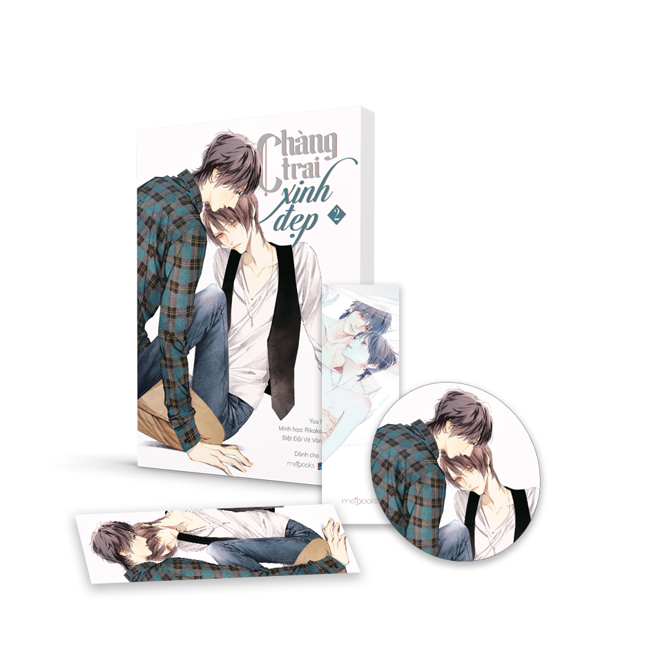 bộ chàng trai xinh đẹp - tập 2 - bản đặc biệt - tặng kèm bookmark + lót ly giấy + set id card - Ảnh 4