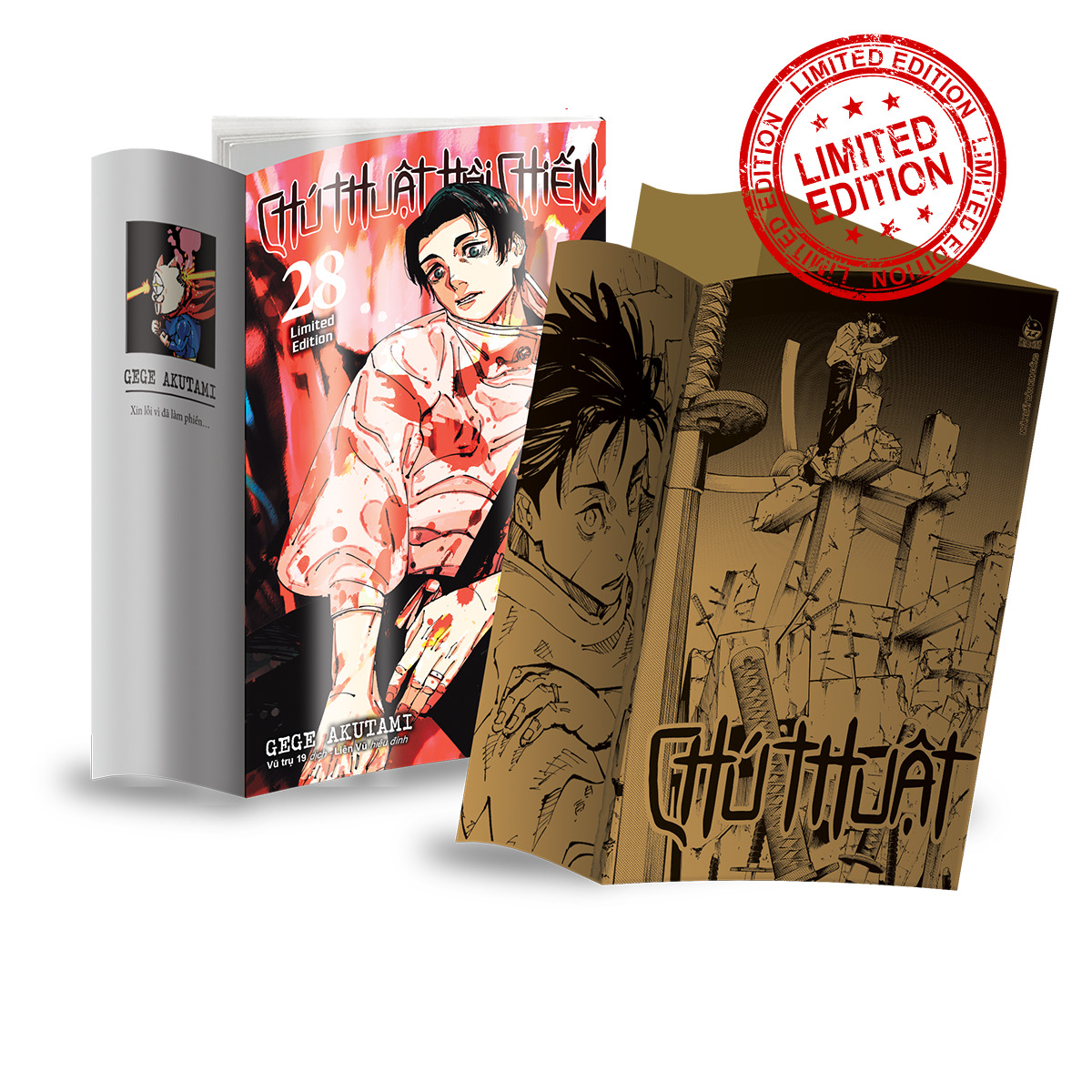 Bộ Chú Thuật Hồi Chiến - Tập 28 - Quyết Chiến Tại Tử Địa Shinjuku - Chấp 9 Quân - Limited Edition - Tặng Kèm Bọc Bảo Vệ - Ảnh 2