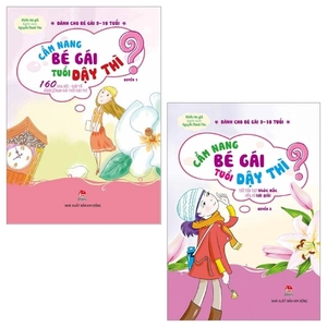 bộ combo cẩm nang bé gái tuổi dậy thì - quyển 1 và 2 (tái bản 2019) (bộ 2 quyển)