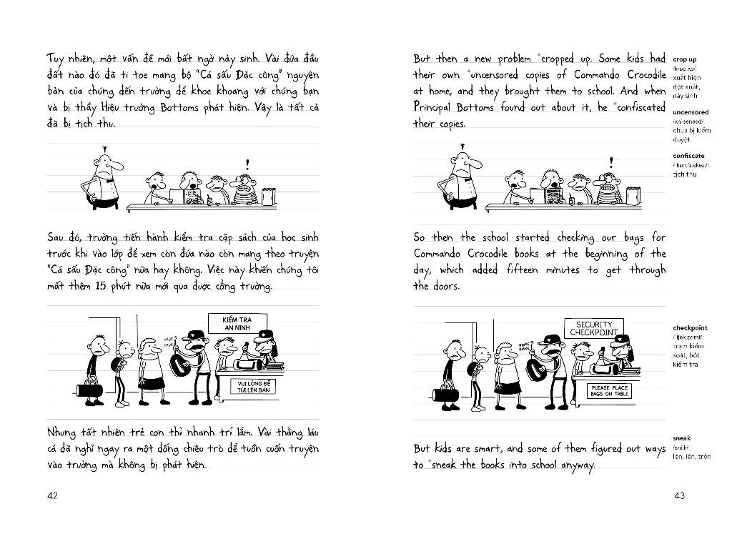 bộ diary of a wimpy kid - nhật ký chú bé nhút nhát - tập 18: out trình - no brainer (song ngữ việt-anh) - Ảnh 12