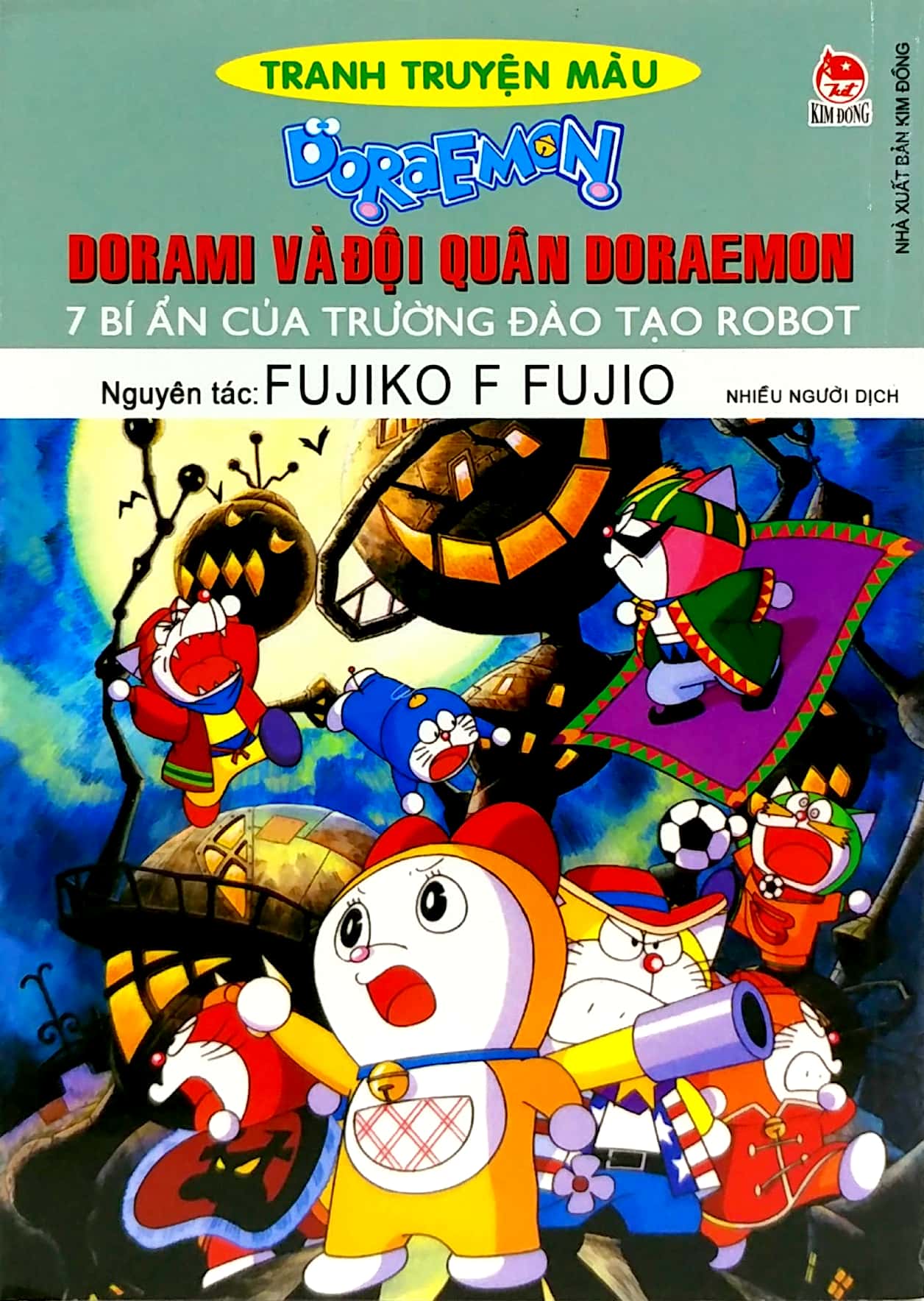 Bo
						
										
										Doraemon - Tranh Truyen Mau - Dorami Va Doi Quan Doraemon - 7 Bi An Cua Truong Dao Tao Robot