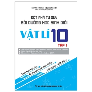 bộ đột phá tư duy bồi dưỡng học sinh giỏi vật lí 10 - tập 1