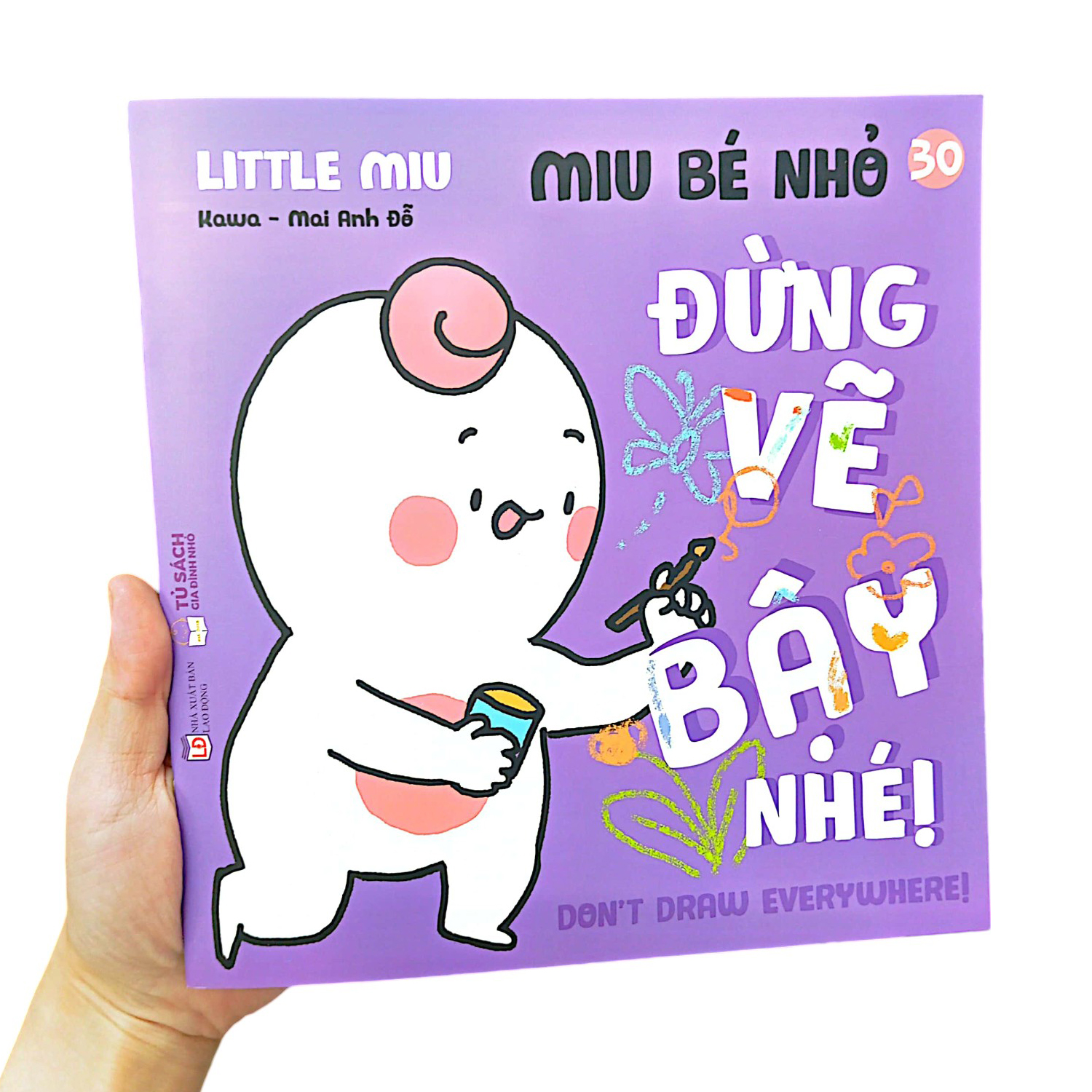 Bộ Ehon Kĩ Năng Sống - Miu Bé Nhỏ - Tập 30 - Đừng Vẽ Bậy Nhé! - Ảnh 8