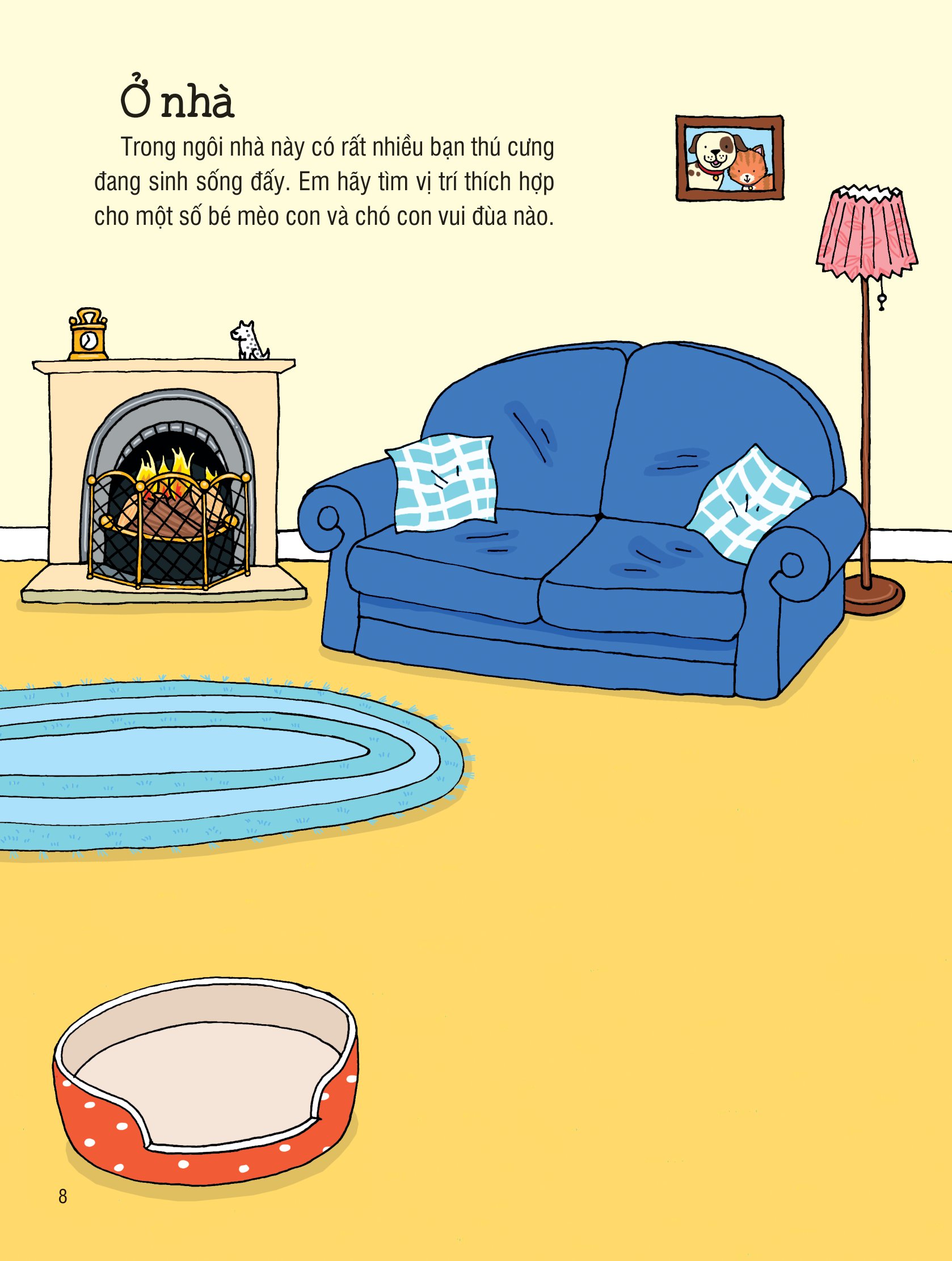 Bộ First Sticker Book - Sách Dán Hình Đầu Đời Cho Bé - Thú Cưng - Ảnh 8