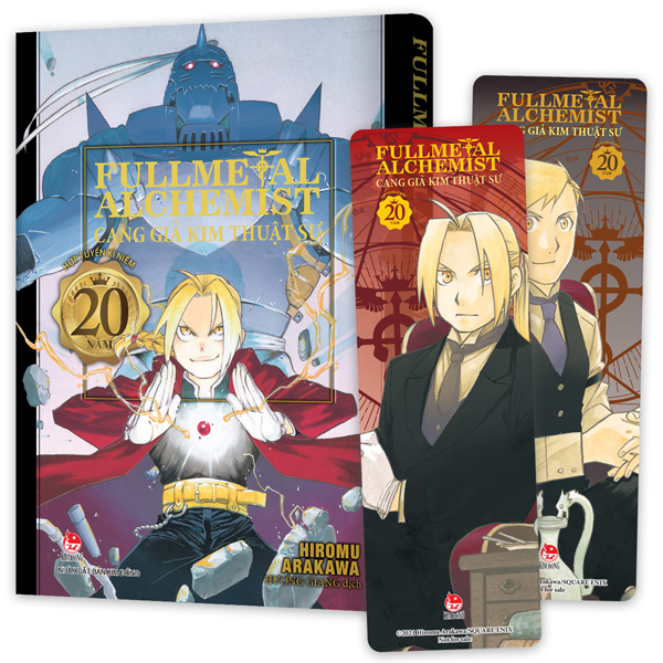 Bo
						
										
										Fullmetal Alchemist - Cang Gia Kim Thuat Su - Hop Tuyen Ki Niem 20 Nam - Tang Kem 2 Bookmark Nhua Trong