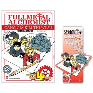 bộ fullmetal alchemist - cang giả kim thuật sư - tuyển tập truyện 4 khung - tặng kèm bookmark