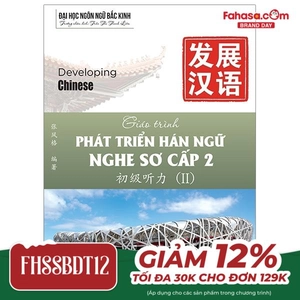 bộ giáo trình phát triển hán ngữ nghe sơ cấp 2