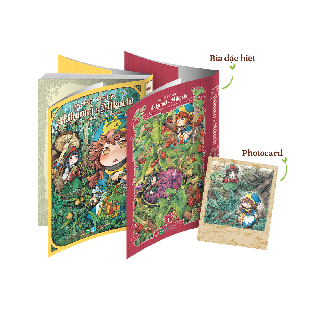 Bộ Hakumei Và Mikochi - Thế Giới Tí Hon Trong Rừng Sâu - Tập 1 - Bản Đặc Biệt - Tặng Kèm Bìa Đặc Biệt + Photocard - Ảnh 2