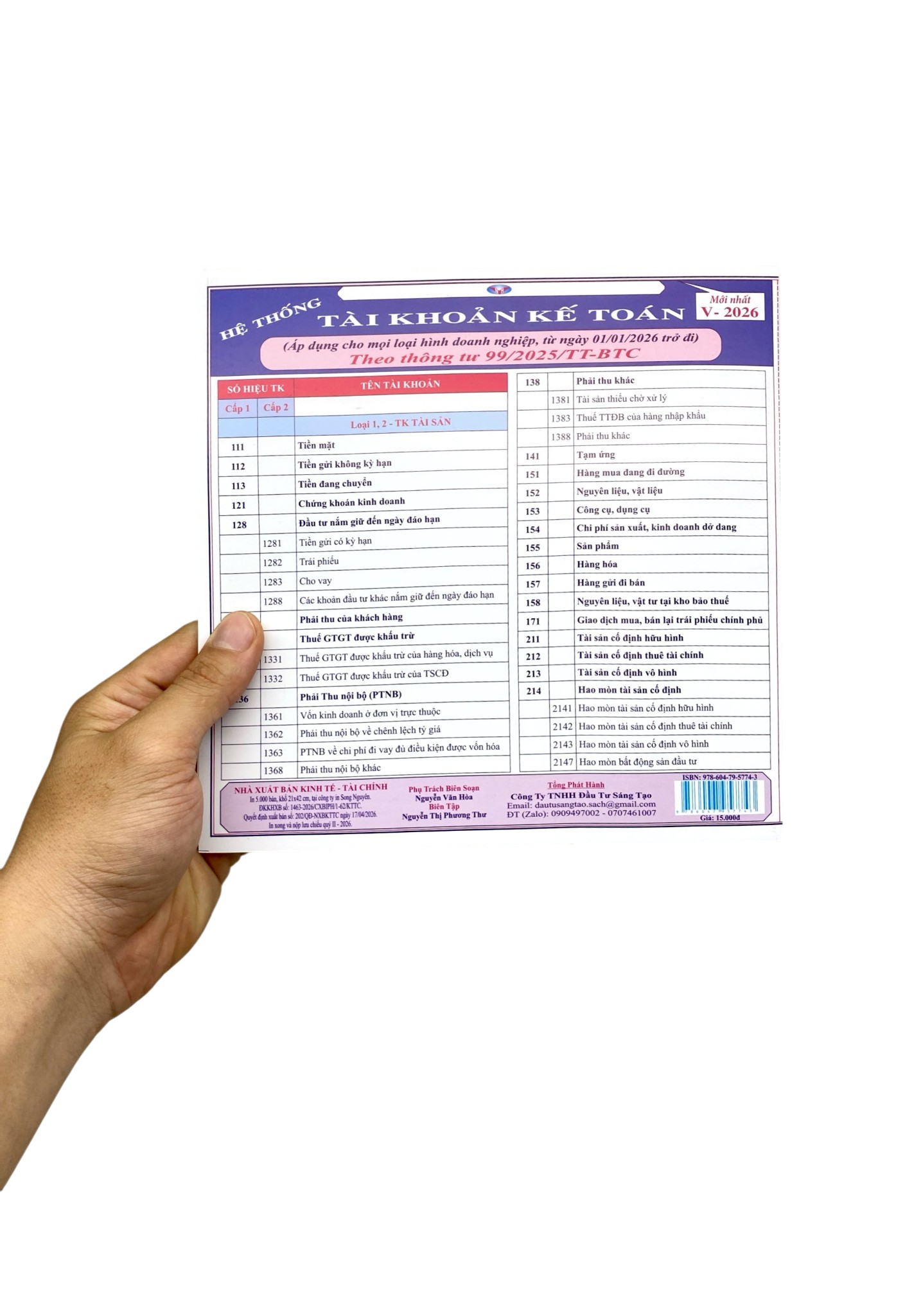 Bộ Hệ Thống Tài Khoản Kế Toán V-2026 - Ảnh 4