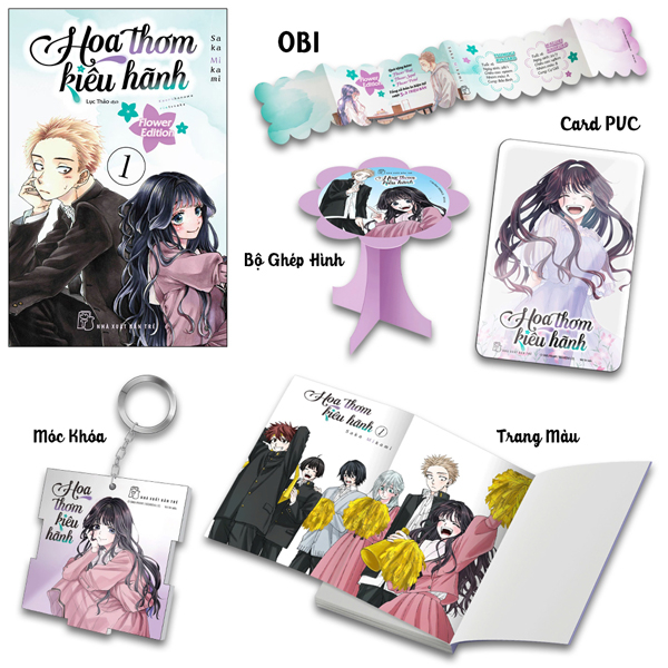 Bo
						
										
										Hoa Thom Kieu Hanh - Tap 1 - Flower Edition - Tang Kem Bia Dac Biet + Obi + Trang Mau + Card PVC "Nu Hoa Chom No" + Moc Khoa Mica + Bo Ghep Hinh