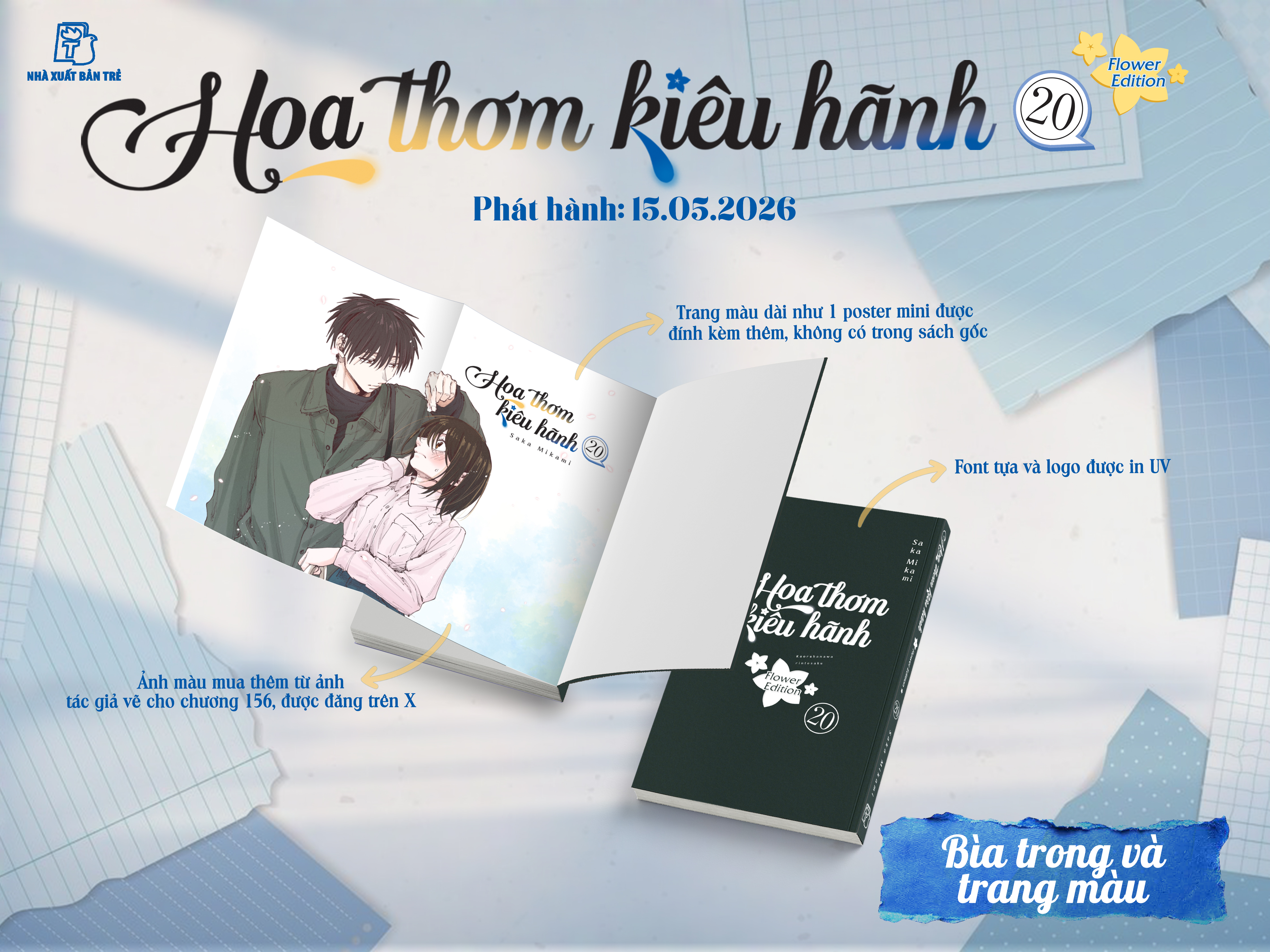 Bộ Hoa Thơm Kiêu Hãnh - Tập 20 - Flower Edition - Tặng Kèm Card + Postcard + Lót Ly + Album Đựng Postcard + Shikishi + Hộp Giấy Đựng Quà - Ảnh 10