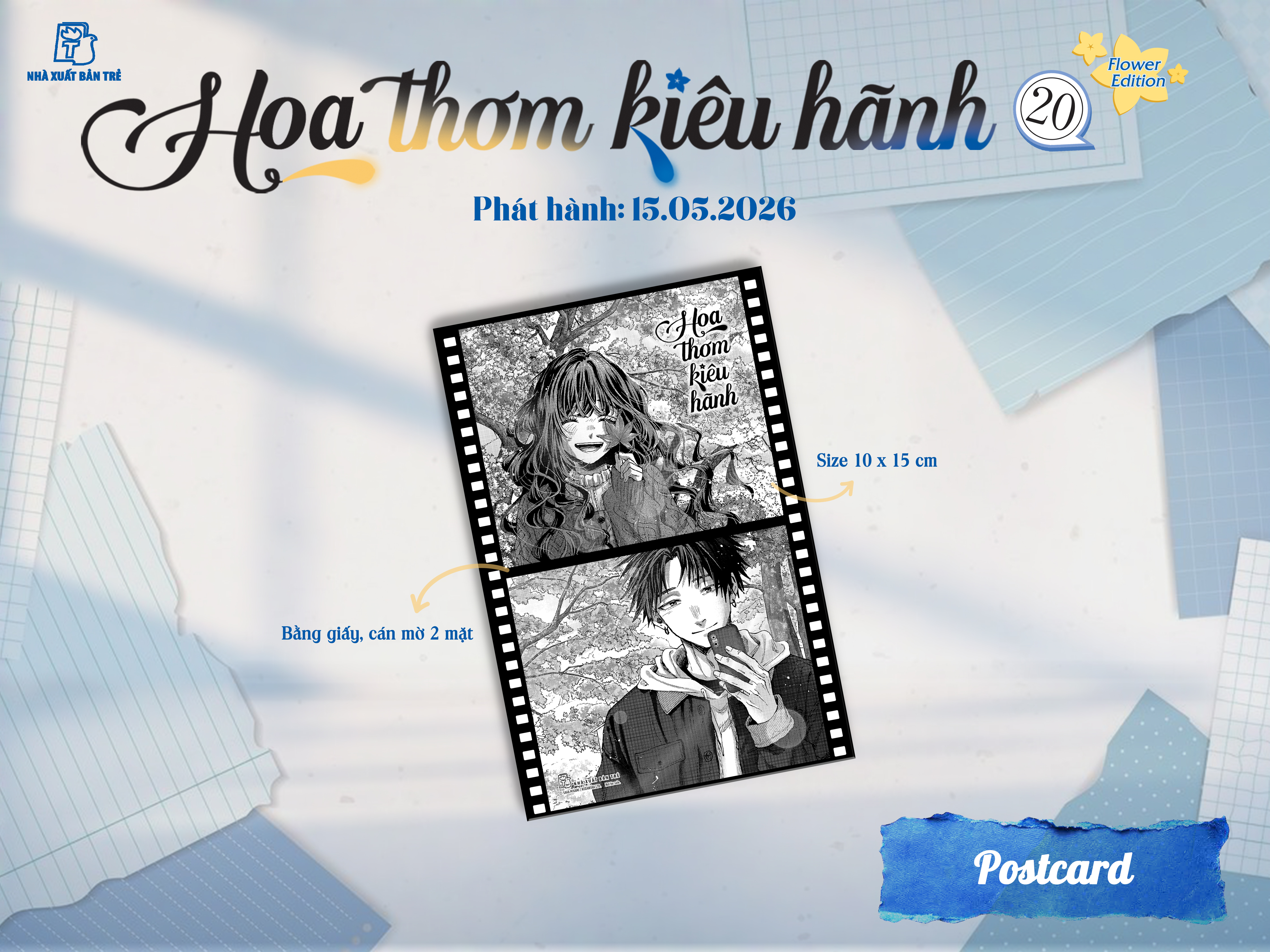 Bộ Hoa Thơm Kiêu Hãnh - Tập 20 - Flower Edition - Tặng Kèm Card + Postcard + Lót Ly + Album Đựng Postcard + Shikishi + Hộp Giấy Đựng Quà - Ảnh 7