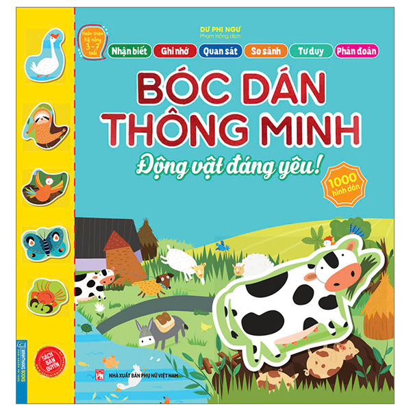 Bo
						
										
										Hoan Thien Ky Nang 3-7 Tuoi - Boc Dan Hinh Thong Minh - Dong Vat Dang Yeu
