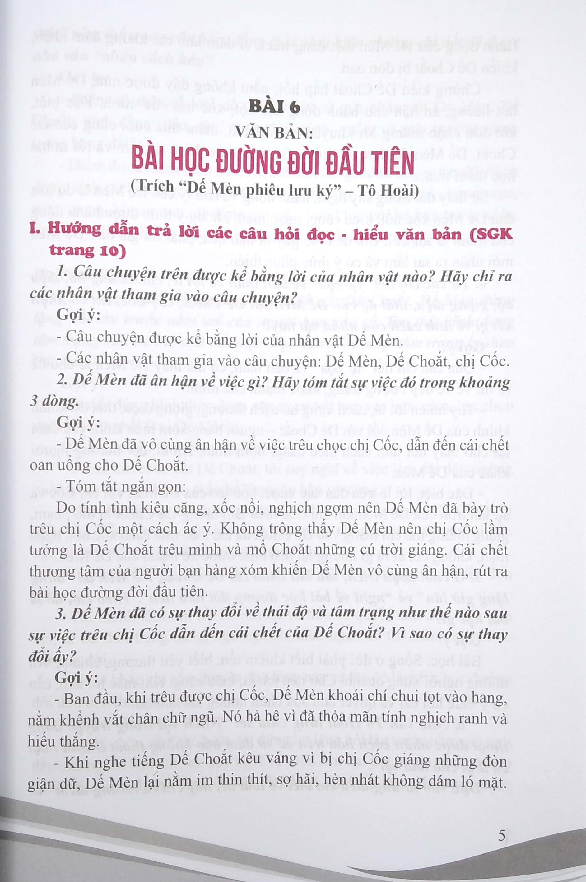 Bộ Học Tốt Ngữ Văn Lớp 6 - Tập 2 (Theo SGK Cánh Diều) - Ảnh 5