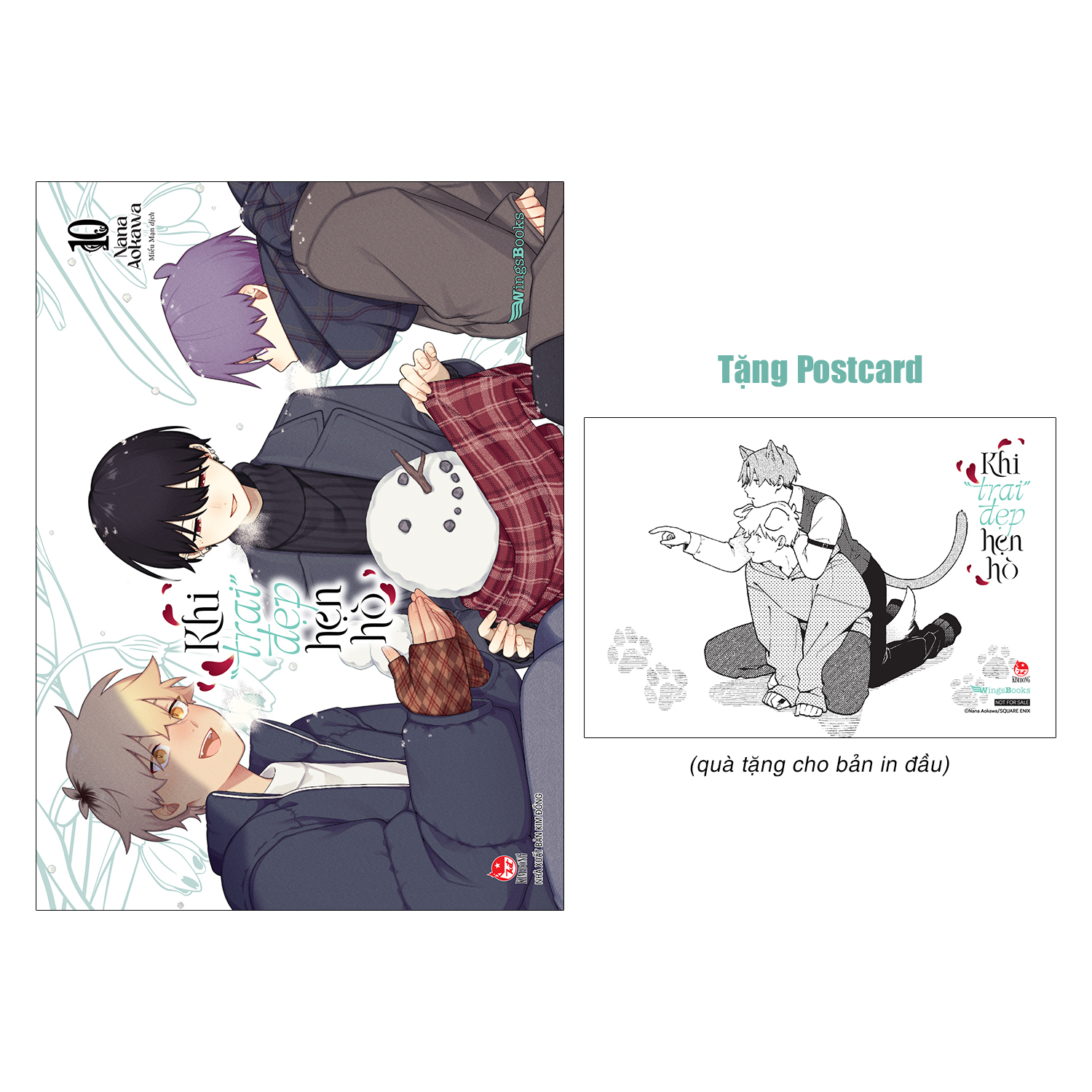 Bộ Khi “Trai” Đẹp Hẹn Hò - Tập 10 - Tặng Kèm Postcard - Ảnh 2