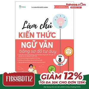 bộ làm chủ kiến thức ngữ văn bằng sơ đồ tư duy lớp 8 - tập 1 (theo chương trình của bộ sách kết nối tri thức với cuộc sống)