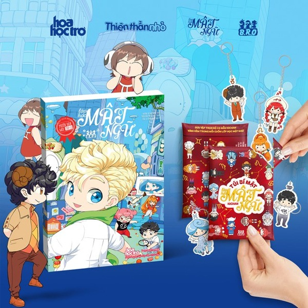 Bo
						
										
										Lop Hoc Mat Ngu - Phien Ban Moi - Tap 13 - Tang Kem Tui Bi Mat Moc Khoa Cung Hoang Dao Kiwi Kiwi