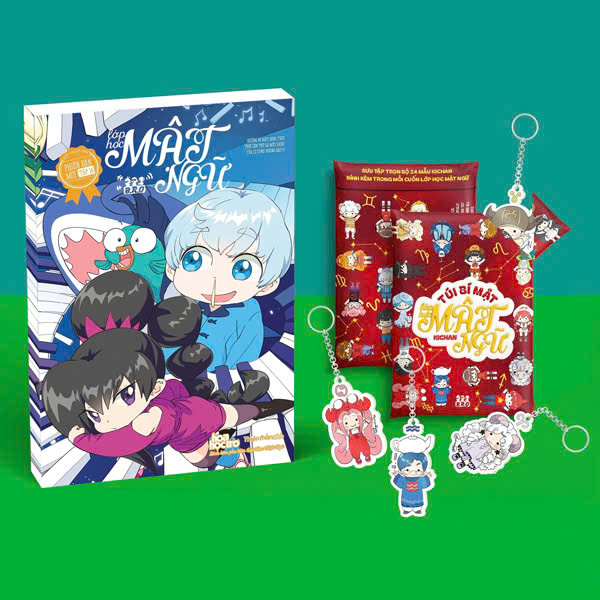 Bo
						
										
										Lop Hoc Mat Ngu - Phien Ban Moi - Tap 14 - Tang Kem Tui Bi Mat Moc Khoa Cung Hoang Dao Kiwi Kiwi